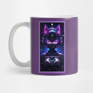 Anime Cute Cat Girl | Quality Anime Girl Artwork | Sci-Fi Manga Girl Anime Art Mug